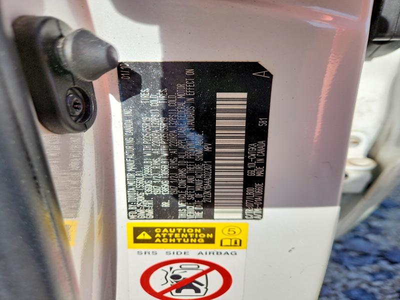 2010 Lexus Rx მანქანა იყიდება აუქციონზე, vin: 2T2ZK1BA4AC023071, აუქციონის ნომერი: 53722916