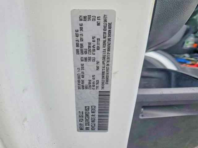 2021 Ram Promaster 2500 მანქანა იყიდება აუქციონზე, vin: 3C6LRVCG6ME516523, აუქციონის ნომერი: 54440006