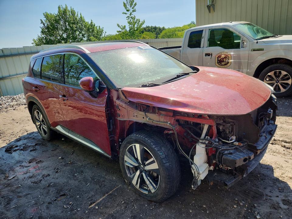 53913986 :رقم المزاد ، 5N1AT3CB9MC753259 vin ، 2021 Nissan Rogue مزاد بيع