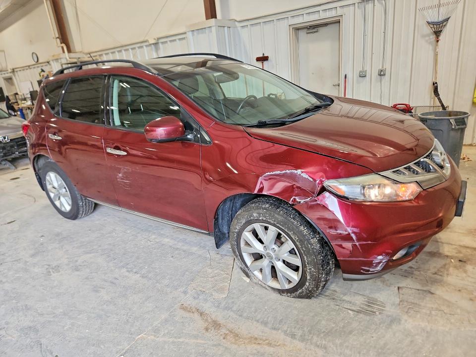 2011 Nissan Murano მანქანა იყიდება აუქციონზე, vin: JN8AZ1MW1BW183167, აუქციონის ნომერი: 54683466