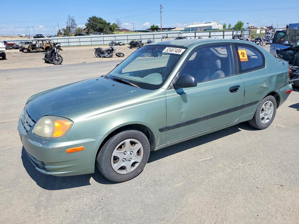 2003 Hyundai Accent მანქანა იყიდება აუქციონზე, vin: KMHCF35C93U237255, აუქციონის ნომერი: 52467406