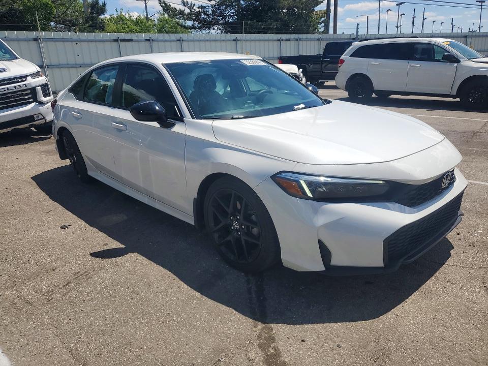 2025 Honda Civic მანქანა იყიდება აუქციონზე, vin: 2HGFE2F56SH570028, აუქციონის ნომერი: 52586946
