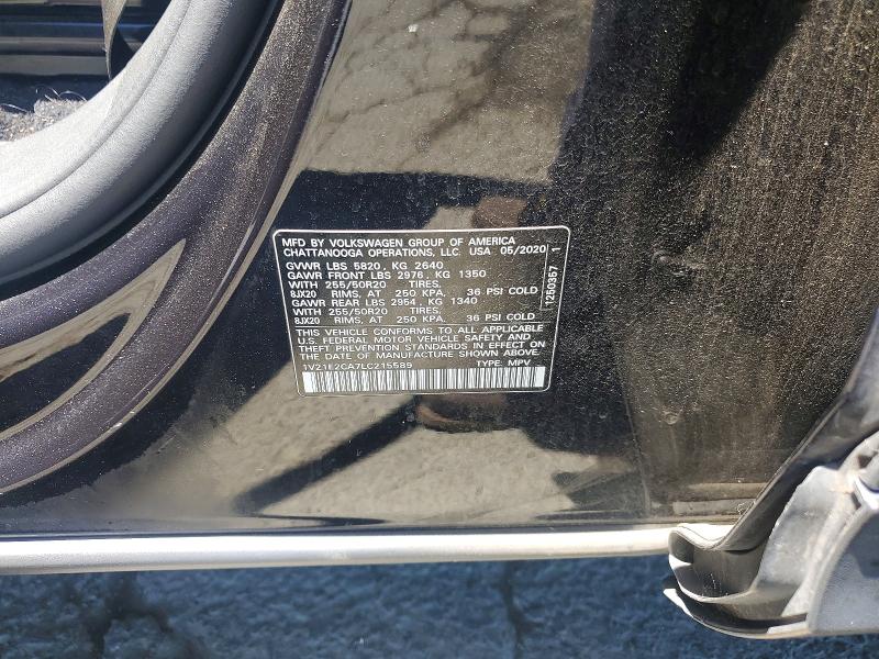Продаж на аукціоні авто 2020 Volkswagen Atlas Cross Sport, vin: 1V21E2CA7LC215589, номер лоту: 53662746