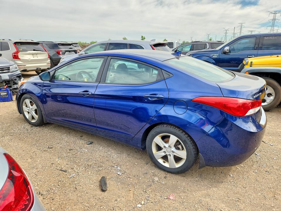 55064756 :رقم المزاد ، KMHDH4AE1DU489160 vin ، 2013 Hyundai Elantra مزاد بيع