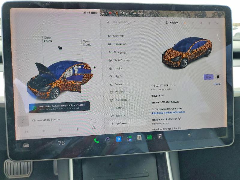 Продажа на аукционе авто 2018 Tesla Model 3, vin: 5YJ3E1EA8JF178022, номер лота: 55205286