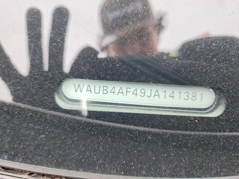 41630466 :رقم المزاد ، WAUB4AF49JA141381 vin ، 2018 Audi S4 مزاد بيع