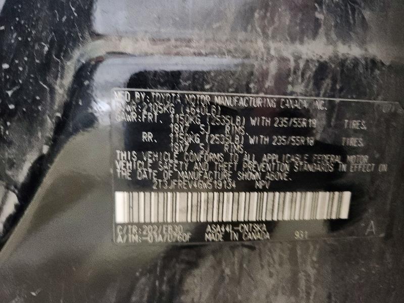 54544116 :رقم المزاد ، 2T3JFREV4GW519134 vin ، 2016 Toyota Rav4 مزاد بيع