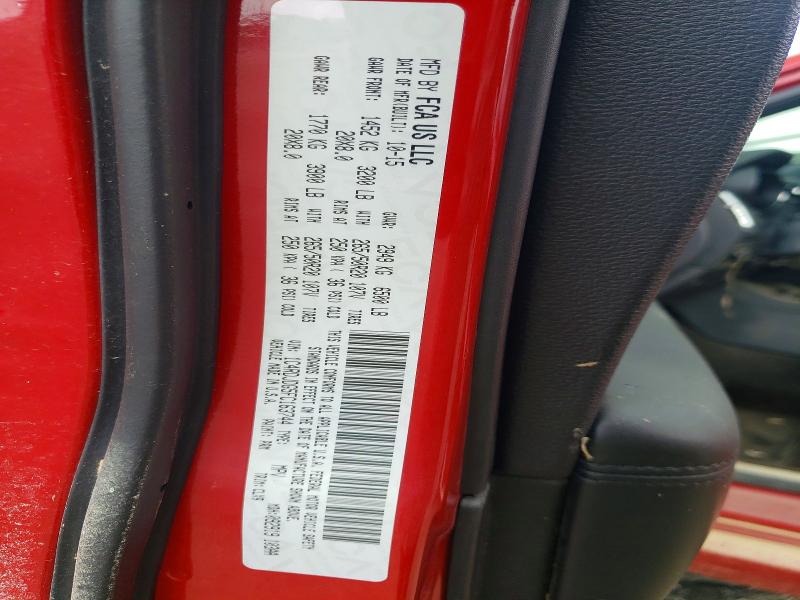 2015 Dodge Durango მანქანა იყიდება აუქციონზე, vin: 1C4RDJDG5FC163744, აუქციონის ნომერი: 53615946