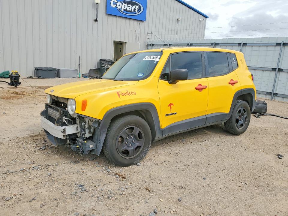 2017 Jeep Renegade მანქანა იყიდება აუქციონზე, vin: ZACCJAAB8HPE52753, აუქციონის ნომერი: 54243506