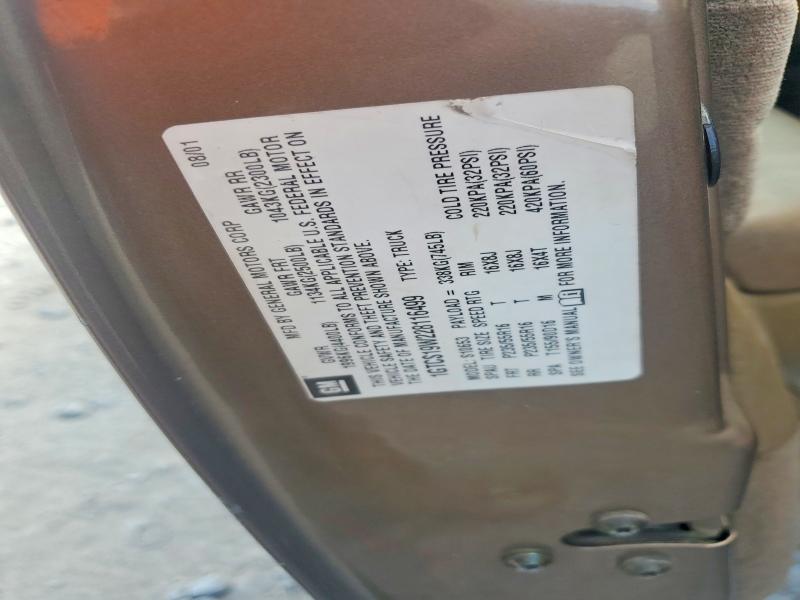 Aukcja sprzedaży 2002 Gmc Sonoma, vin: 1GTCS19W228116499, numer aukcji: 54085466