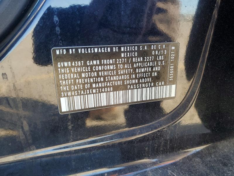 Продажа на аукционе авто 2014 Volkswagen Jetta, vin: 3VW4S7AJXEM214068, номер лота: 52239826