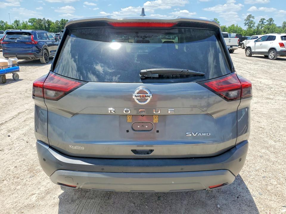 53407766 :رقم المزاد ، 5N1AT3BB7MC756503 vin ، 2021 Nissan Rogue مزاد بيع
