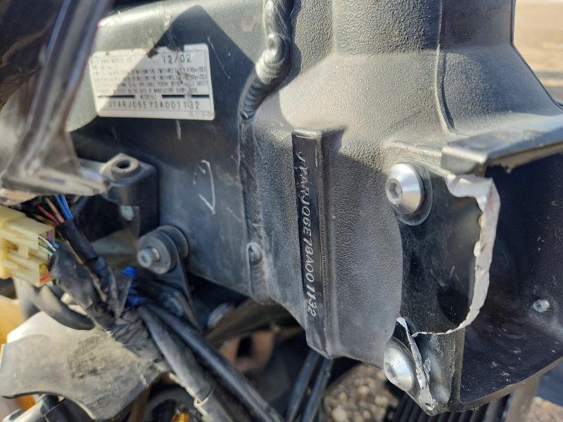 Aukcja sprzedaży 2003 Yamaha Yzfr6, vin: JYARJ06E73A001132, numer aukcji: 54219196
