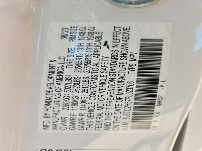 Aukcja sprzedaży 2023 Acura Rdx, vin: 5J8TC2H57PL023706, numer aukcji: 52740836
