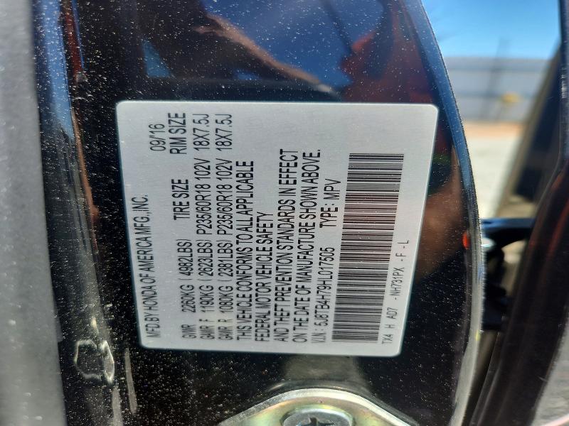 Продажа на аукционе авто 2017 Acura Rdx, vin: 5J8TB4H79HL017505, номер лота: 53072546