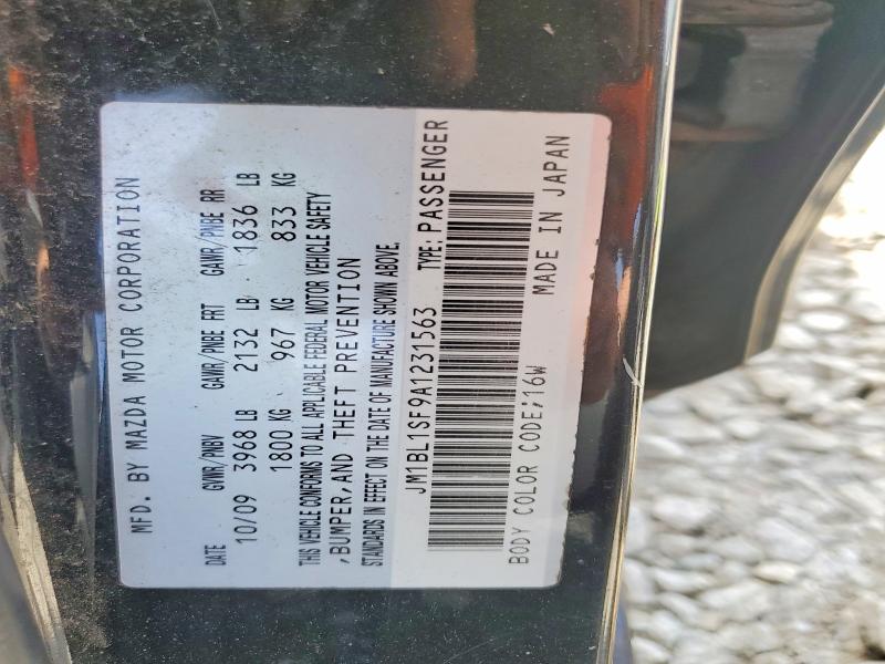 Продаж на аукціоні авто 2010 Mazda 3, vin: JM1BL1SF9A1231563, номер лоту: 53072066
