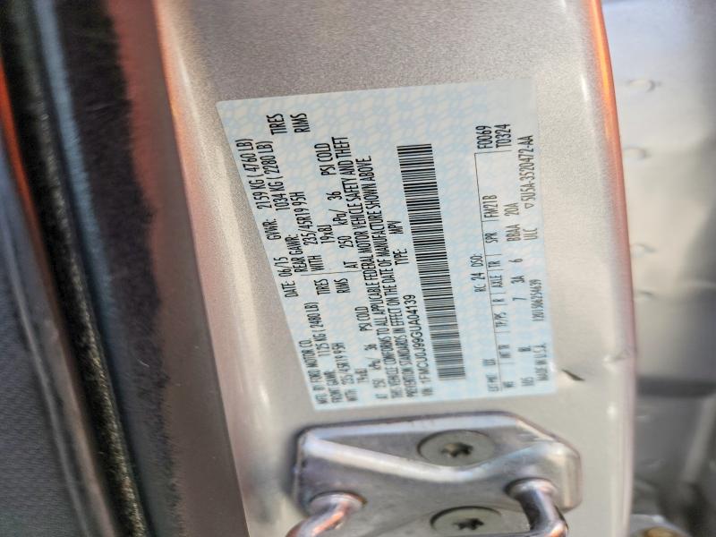 Продажа на аукционе авто 2016 Ford Escape, vin: 1FMCU0J99GUA04139, номер лота: 54926856