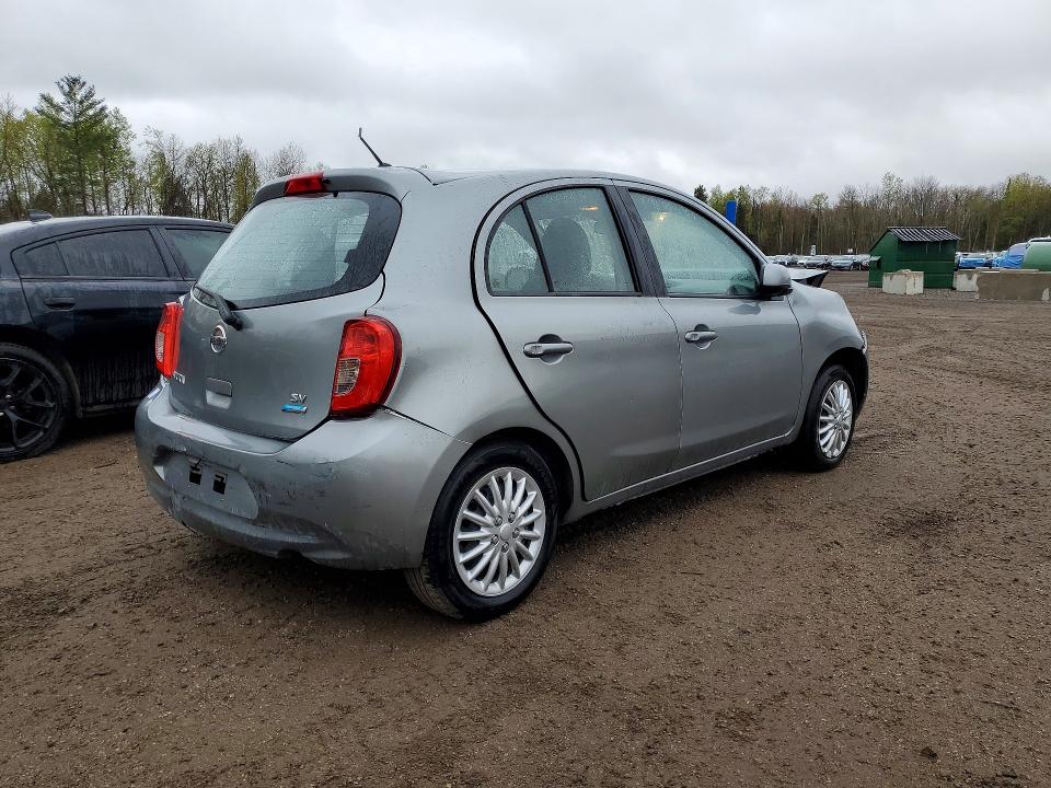 2015 Nissan Micra მანქანა იყიდება აუქციონზე, vin: 3N1CK3CPXFL270255, აუქციონის ნომერი: 52142416
