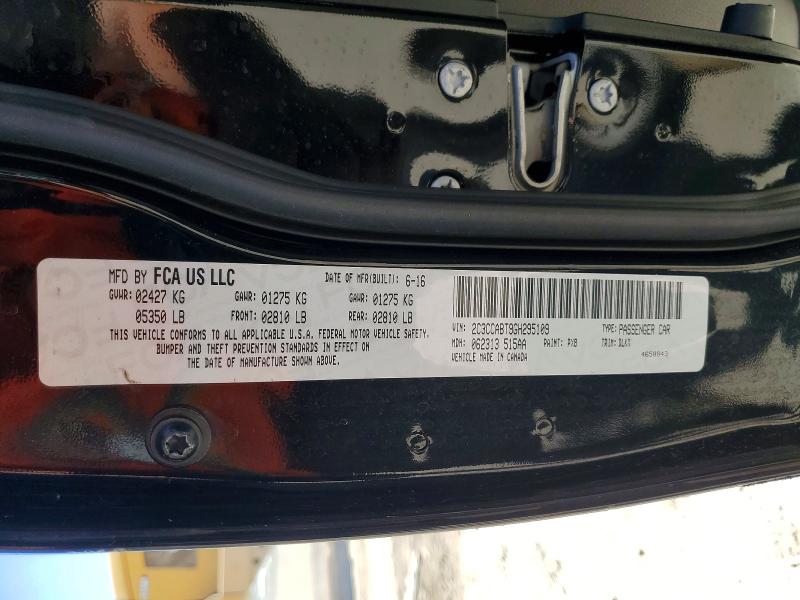 53346866 :رقم المزاد ، 2C3CCABT9GH295109 vin ، 2016 Chrysler 300 مزاد بيع