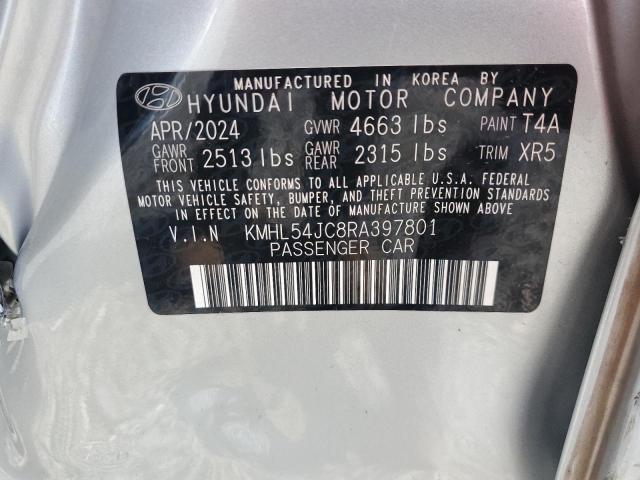 Продаж на аукціоні авто 2024 Hyundai Sonata, vin: KMHL54JC8RA397801, номер лоту: 53319696