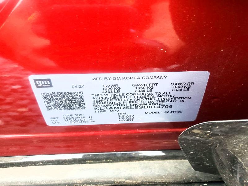 Продаж на аукціоні авто 2025 Buick Encore Gx, vin: KL4AMDSL8SB014706, номер лоту: 54448236