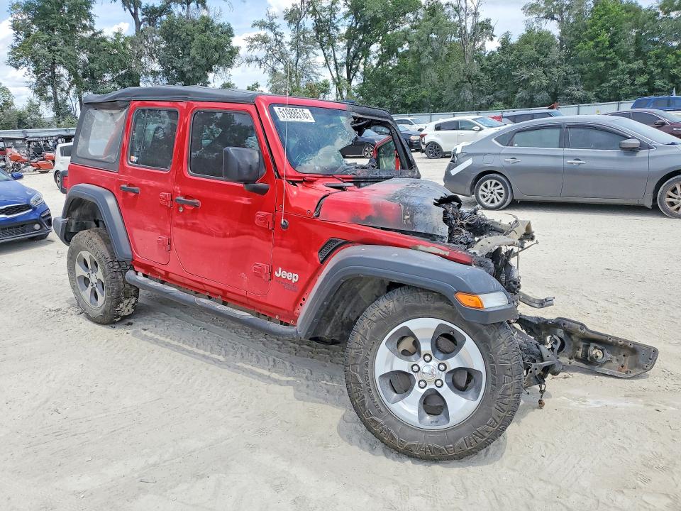 Продажа на аукционе авто 2019 Jeep Wrangler Unlimited, vin: 1C4HJXDG3KW560191, номер лота: 51988516