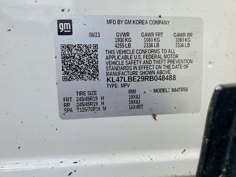 Aukcja sprzedaży 2024 Buick Envista, vin: KL47LBE29RB048488, numer aukcji: 54761246