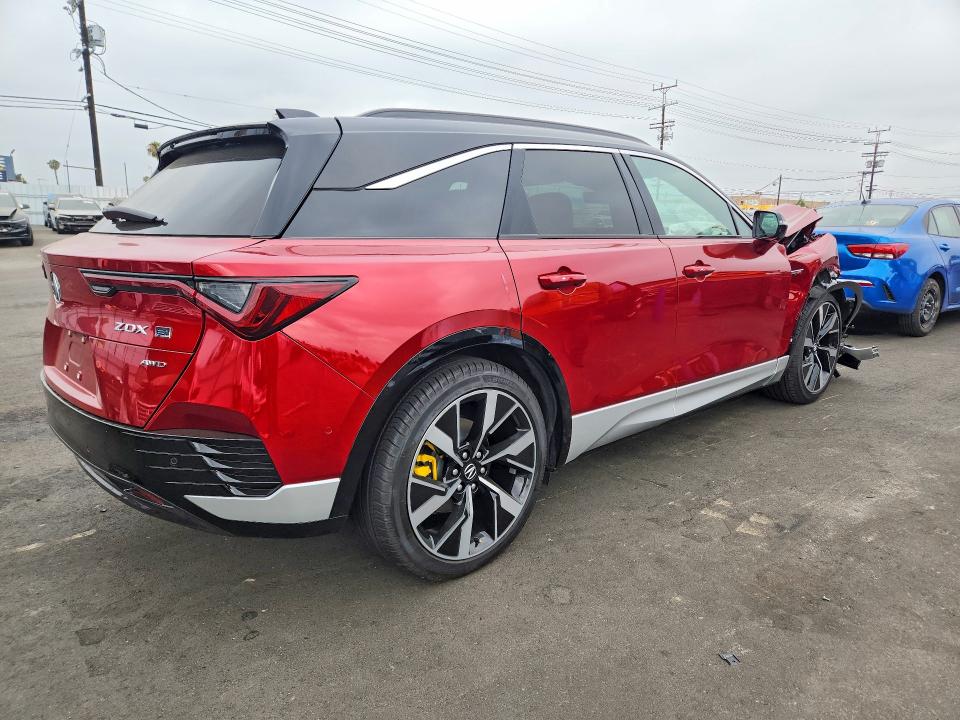 2024 Acura Zdx მანქანა იყიდება აუქციონზე, vin: 4W5XHPRL9RZ516236, აუქციონის ნომერი: 53758446