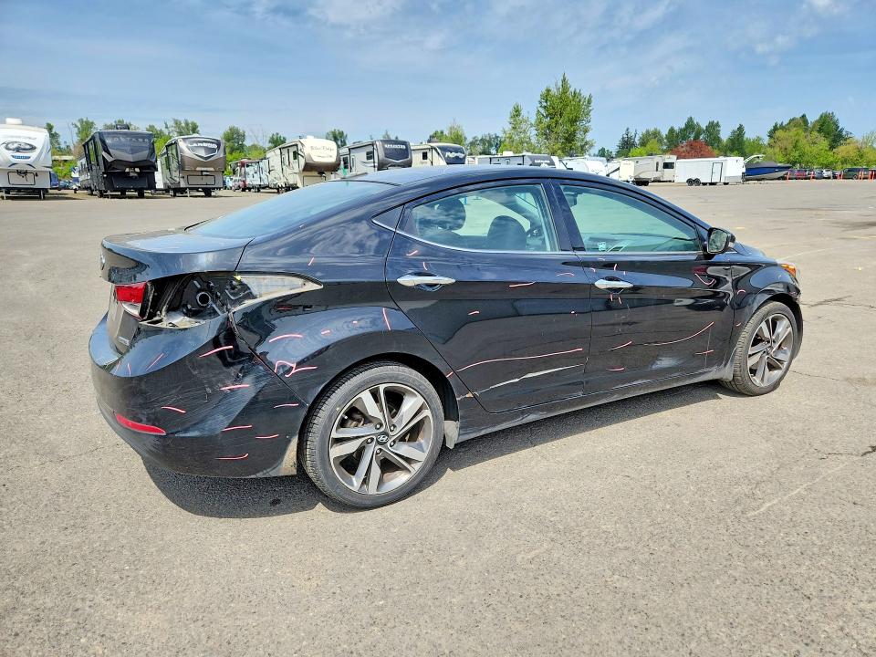 2014 Hyundai Elantra მანქანა იყიდება აუქციონზე, vin: 5NPDH4AEXEH470672, აუქციონის ნომერი: 51800476