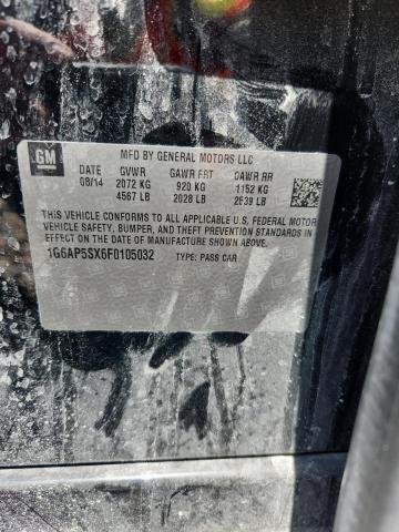 Продаж на аукціоні авто 2015 Cadillac Cts, vin: 1G6AP5SX6F0105032, номер лоту: 52749086