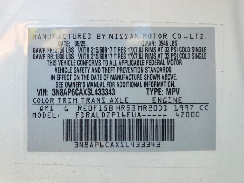 Aukcja sprzedaży 2025 Nissan Kicks, vin: 3N8AP6CAXSL433343, numer aukcji: 53628696