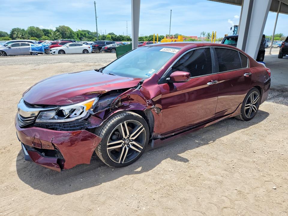 Продажа на аукционе авто 2017 Honda Accord, vin: 1HGCR2F56HA241506, номер лота: 52805796
