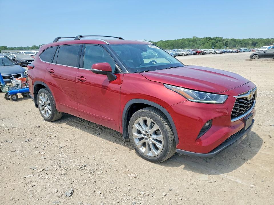 2021 Toyota Highlander მანქანა იყიდება აუქციონზე, vin: 5TDDZRBH5MS525928, აუქციონის ნომერი: 53899516