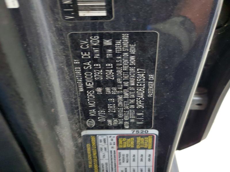52450656 :رقم المزاد ، 3KPF54AD6LE153417 vin ، 2020 Kia Forte مزاد بيع