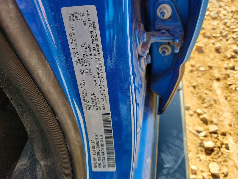 Aukcja sprzedaży 2021 Ram 1500, vin: 1C6SRFLT0MN615137, numer aukcji: 52368986