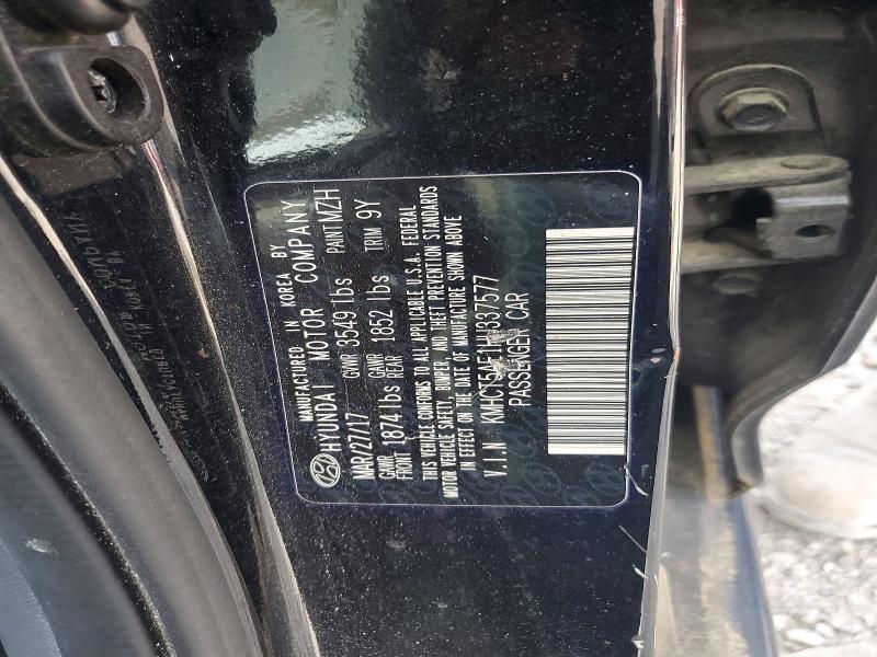Продаж на аукціоні авто 2017 Hyundai Accent, vin: KMHCT5AE1HU337577, номер лоту: 54500446