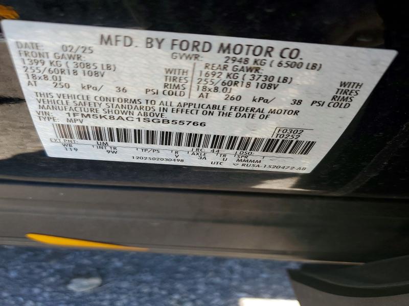 Auction sale of the 2025 Ford Explorer, vin: 1FM5K8AC1SGB55766, lot number: 52836566