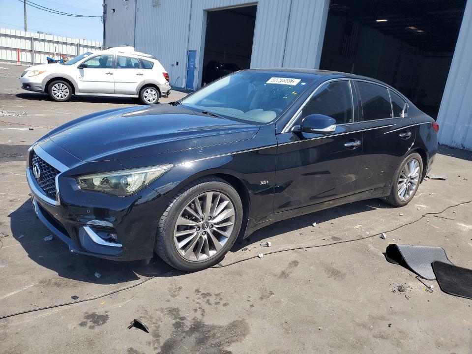 52245596 :رقم المزاد ، JN1EV7AP6JM351388 vin ، 2018 Infiniti Q50 مزاد بيع