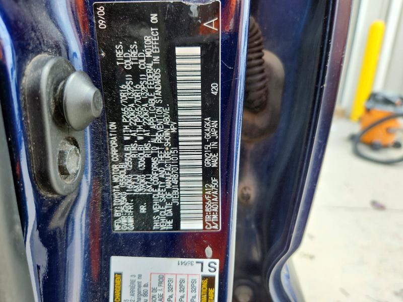 Aukcja sprzedaży 2007 Toyota 4runner, vin: JTEBU14R870110151, numer aukcji: 54344326
