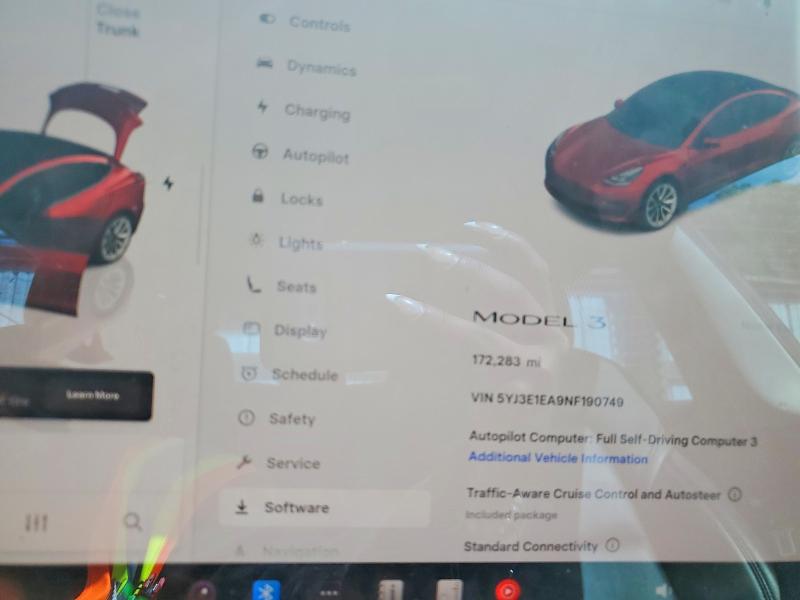 Aukcja sprzedaży 2022 Tesla Model 3, vin: 5YJ3E1EA9NF190749, numer aukcji: 53344686