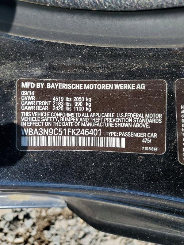 Продажа на аукционе авто 2015 Bmw 428, vin: WBA3N9C51FK246401, номер лота: 51686106