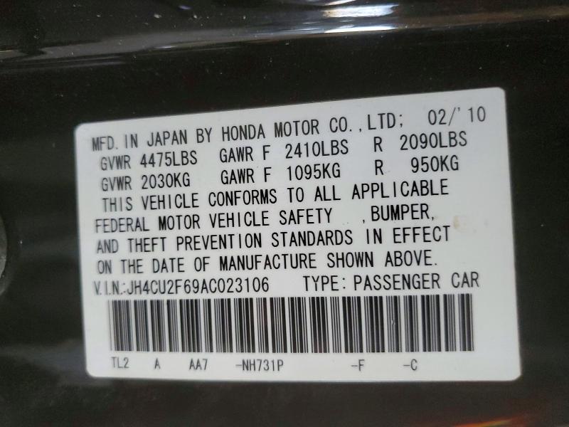 Продаж на аукціоні авто 2010 Acura Tsx, vin: JH4CU2F69AC023106, номер лоту: 53023416