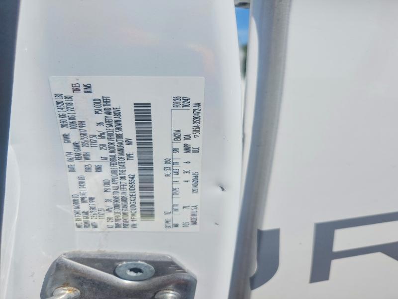 Aukcja sprzedaży 2014 Ford Escape, vin: 1FMCU0GX2EUD95542, numer aukcji: 54275316