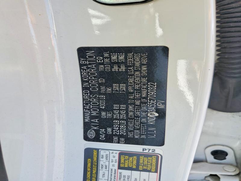 53101256 :رقم المزاد ، KNDJX3A55E7090322 vin ، 2014 Kia Soul مزاد بيع