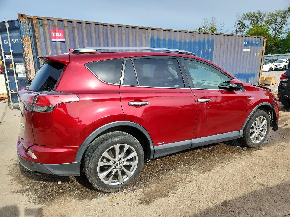 53646546 :رقم المزاد ، JTMDJREV4JD205046 vin ، 2018 Toyota Rav4 Hv مزاد بيع