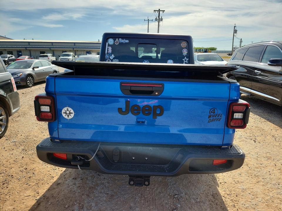 55431026 :رقم المزاد ، 1C6HJTAG4RL111957 vin ، 2024 Jeep Gladiator مزاد بيع