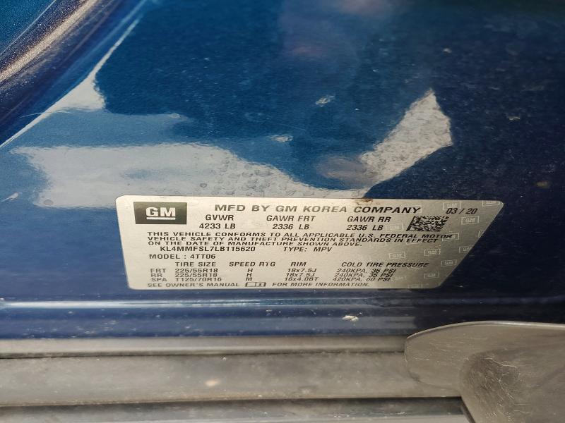 Продаж на аукціоні авто 2020 Buick Encore Gx, vin: KL4MMFSL7LB115620, номер лоту: 54941996