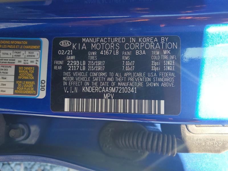 Продажа на аукционе авто 2021 Kia Seltos, vin: KNDERCAA9M7210341, номер лота: 52871696
