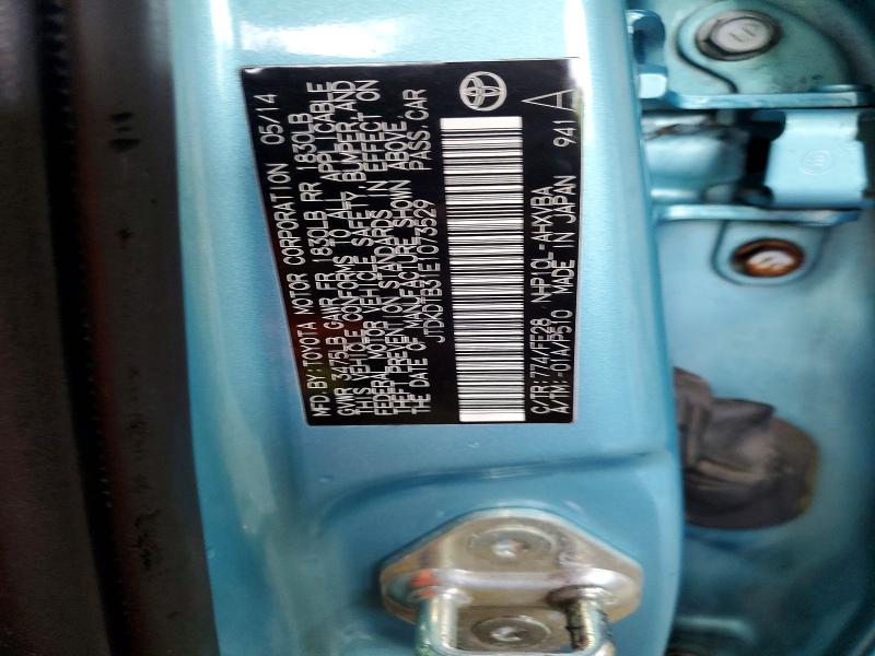 Продаж на аукціоні авто 2014 Toyota Prius C, vin: JTDKDTB31E1073529, номер лоту: 53522156
