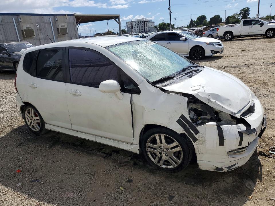 55057766 :رقم المزاد ، JHMGD38627S030367 vin ، 2007 Honda Fit مزاد بيع